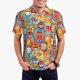 thumbnail image 1 of Balery Boho Cute Owls Camisa Polo de Hombre con Estampado, de Manga Corta y Tejido Medio, Camisa Tipo Golf Polo-Large, 1 of 6
