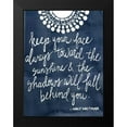 thumbnail image 2 of Popp, Grace 15x18 Black Modern Framed Museum Art Print Titled - Sun Quote II, 2 of 5