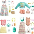 thumbnail image 3 of Barbie Storytelling Fashion Pack Of Doll Clothes Inspired By Roxy: Red Graphic Top & Yellow Roxy Skirt with 7 Accessories for Barbie Dolls Including Headphones, Gift for 3 To 8 Year Olds, 3 of 8