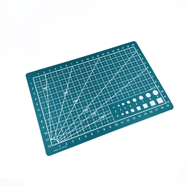 JShteea Alfombrilla Corte PVC para Grabado Almohadilla Dura para Escritura A Mano (A5 Verde)