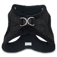 thumbnail image 3 of Voyager Step-In Plush Dog Harness – Soft Plush, Step In Vest Harness for Small and Medium Dogs by Best Pet Supplies - Black Faux Leather, L (Chest: 18 - 20.5"), 3 of 5