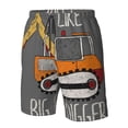 thumbnail image 5 of Naloa I Like Big Digger Men's Beach Shorts, Surfing shorts, Swim trunks, Quick Dry Swim Trunks for Surfing Beach Fun - XX-Large, 5 of 9