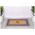 thumbnail image 4 of Blue Border Monogram Doormat (Letter X), 4 of 5