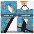 thumbnail image 6 of Robot and Gears Blue Pattern Teens Toddler Nap Mat with Pillow, Sleeping Mat Bag for Preschool Daycare 50"x20", 6 of 6