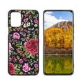 thumbnail image 1 of Pretty-floral-purple-3 Phone Case, Degined for LG K62 Case Men Women, Flexible Silicone Shockproof Case for LG K62, 1 of 1