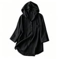 thumbnail image 5 of LWFFDAW Sun Jackets for Women Zip Up Long Sleeve UPF 50+ Sun Protection Jacket Lightweight Loose Hiking Cycling Jacket with Pockets, 5 of 7