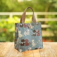thumbnail image 6 of fenteer Canvas Tote Bag Lightweight Cute Handbag for Office Party Shopping Green Cat, 6 of 8