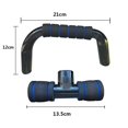 thumbnail image 3 of Barras de flexión para gimnasio, equipo de ejercicio, Fitness, 1 par de manijas de flexión con agarre de espuma acolchado y estructura resistente antideslizante, 3 of 5