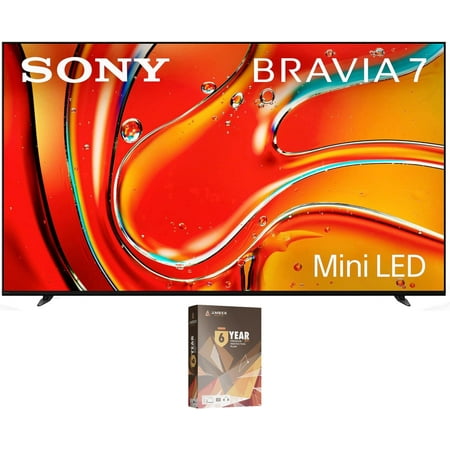 Sony K55XR70 55 Inch 4K Bravia LCD Mini LED Full Array HDR Google TV with 6 Year Amber Protection Plan (2024)