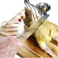 thumbnail image 6 of i Kito Turkey Lifter Forks & Turkey Baster Syringe Set for Thanksgiving Stainless Steel, 6 of 8