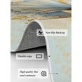 thumbnail image 3 of Ocean Shell Coral Area Rug for Bedroom 2.7x5 Ft Starfish Coastal Vintage Super Soft fuzzy Throw Rug Non-Slip Fluffy Plush Indoor Floor Carpet for Living Room Nursery Home Decor, 3 of 8
