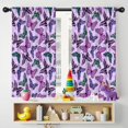 thumbnail image 5 of Blackout Kids Curtains,Purple Butterfly Pattern Childrens Insulated Curtains Set Of 2,Bedroom Essentials,Toddler Room Decor 42"x54", 5 of 5