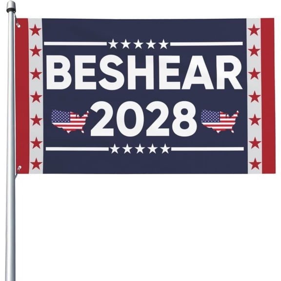 Beshear 2028 Flag Sign 3x5 Beshear 2028 For President Flag Banner Tapestry With Metal Eyelets No Flagstand