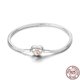 thumbnail image 1 of Bracelet Silver 925 Original Snake Chain 17-20 Evil Eye Heart Star Zircon for Charms Beads Pendant Birthday Jewelry Making Gifts, 1 of 5