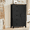 Black, variant on Winkalon 5 Drawers Dresser for Bedroom With Barn Door, Farmhouse Modern Tall Dresser 5 Chest of Drawers, Storage Organizer for Bedroom, Hallway, Living Room, White