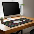 thumbnail image 3 of Desktop Mat Black, XXL Mouse Pads Pc Mouse Pad, Mat Mouse Pad Non-Slip Rubber Base Waterproof with Stitched Edges, 35.4 X 15.7 inch for Work/Game/Office/Home Colorful Animal Pets Dog Paw, 3 of 7