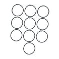 thumbnail image 1 of amagogo 10 Pieces Trampoline Elastic Ropes Stretch Cord Bungee Rope Accessories Aluminum Black, 1 of 10