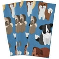 thumbnail image 2 of Coolnut Cute Dog Kitchen Dish Towel Set of 6, Soft Absorbent Drying Dishcloths Dish Towels with Hanging Loop for Kitchen Bathroom Bar Home Decor, 28 x 18 Inch Washcloth Gift, 2 of 7