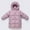 Purple, variant on Girls Winter Coats Hooded Puffer Jacket Girls Black Jacket Full-Zip Long Sleeve Waterproof Boys Lightweight Jacket Boys' Outerwear Jackets & Coats 6-7 Years