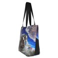 thumbnail image 6 of Japuie Astronaut in Outer Space Print Women's Crossbody Tote Handbag,Shoulder Bag,Casual Tote,Satchels Crossbody Purse,Top-handle Tote Handbag,for Travel College Work, 6 of 7