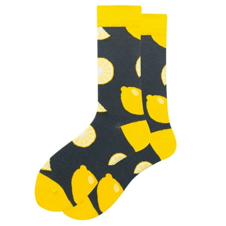 

TANGNADE Men And Women Adult Geometric Personality Food Printed Socks Street Socks Astronaut Socks