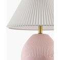 thumbnail image 6 of Livabliss Table Lamps, 23" Padstow Modern Bedside Nightstand Table Lamp for Bedroom Living Room Office, Pink Body with White Shade (23"H x 16"W x 16"D), 6 of 6