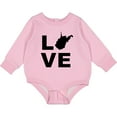 thumbnail image 2 of Inktastic Love West Virginia Baby Fleece Bodysuit, 2 of 4
