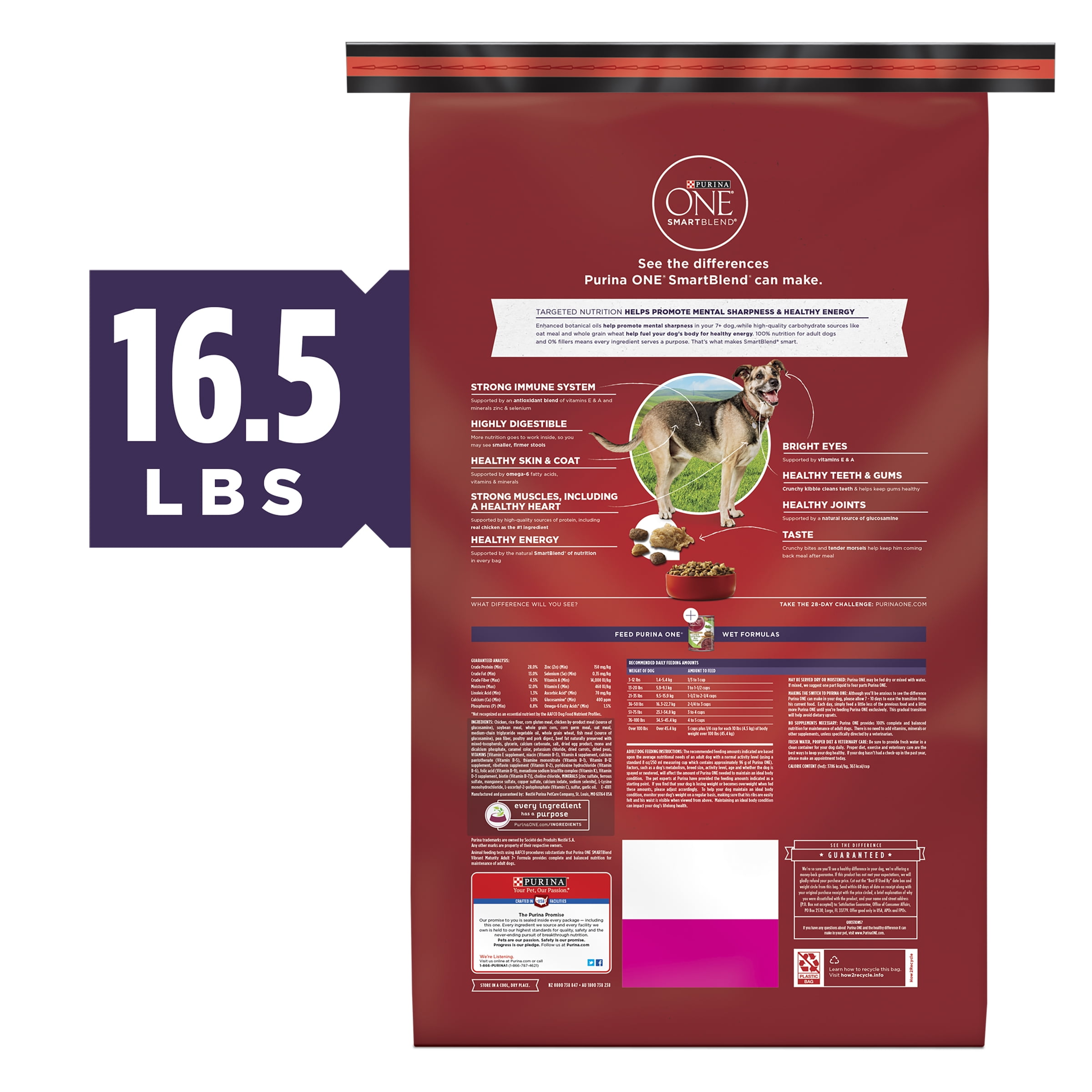 purina one dog food senior formula