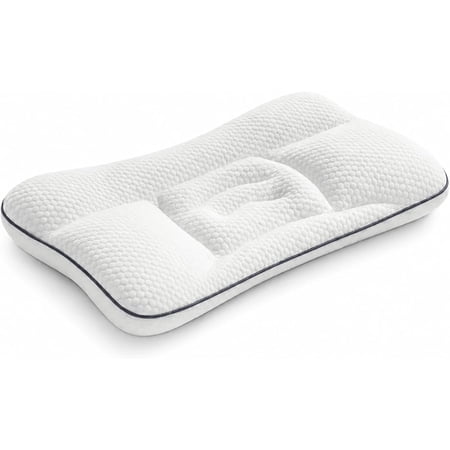 Little Bear Posture Pillow, Zoned Neck Support Pillow with Dual-Sided Breathable Cover, Ergonomic Pillow for Bedtime, Nap Time, Year-Round Comfort=