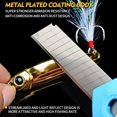 thumbnail image 4 of 5pcs Sequin Fishing Baits Reusable Efficient Sharp Hook Fake Bait With Treble Hooks Feather For Squid Bass, 4 of 9
