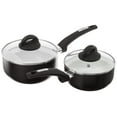 thumbnail image 3 of Oster Herstal 11 Piece Aluminum Cookware Set in Black, 3 of 3