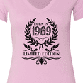 thumbnail image 4 of Inktastic Born in 1969 Limited Edition Women's V-Neck T-Shirt, 4 of 5