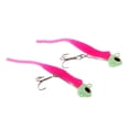 thumbnail image 4 of 2pcs Mini Gusanos Luminosos Cabeza Pntil Señuelos Aplicable a Varios Buen Ayudante Pesca , Rosado, L L Macarena Luminous Lead Head Jigs, 4 of 8