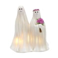 thumbnail image 2 of Estatua de novio y novia fantasma blanca Zulema Decoración de patio 13x12x8cm, 2 of 8