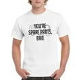 thumbnail image 5 of UGP Campus Apparel You're Spare Parts Bud - Funny Comedy Canada TV Show T Shirt - Small - White, 5 of 6