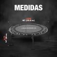 thumbnail image 4 of Trampolín Fitness Profesional Altera Aeróbico Compacto Resistente 32 Resortes 150Kg, 4 of 8