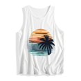 thumbnail image 5 of Atkumj Sleeveless Graphic Tees for Women Casual Round Neck Print Tank Tops Trendy Comfy Versatile Going Out Summer Tops XL, 5 of 6