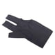 thumbnail image 4 of Guante Profesional Sunnimix Negro Para Billar De Mano Izquierda Tres Abierto, 4 of 9