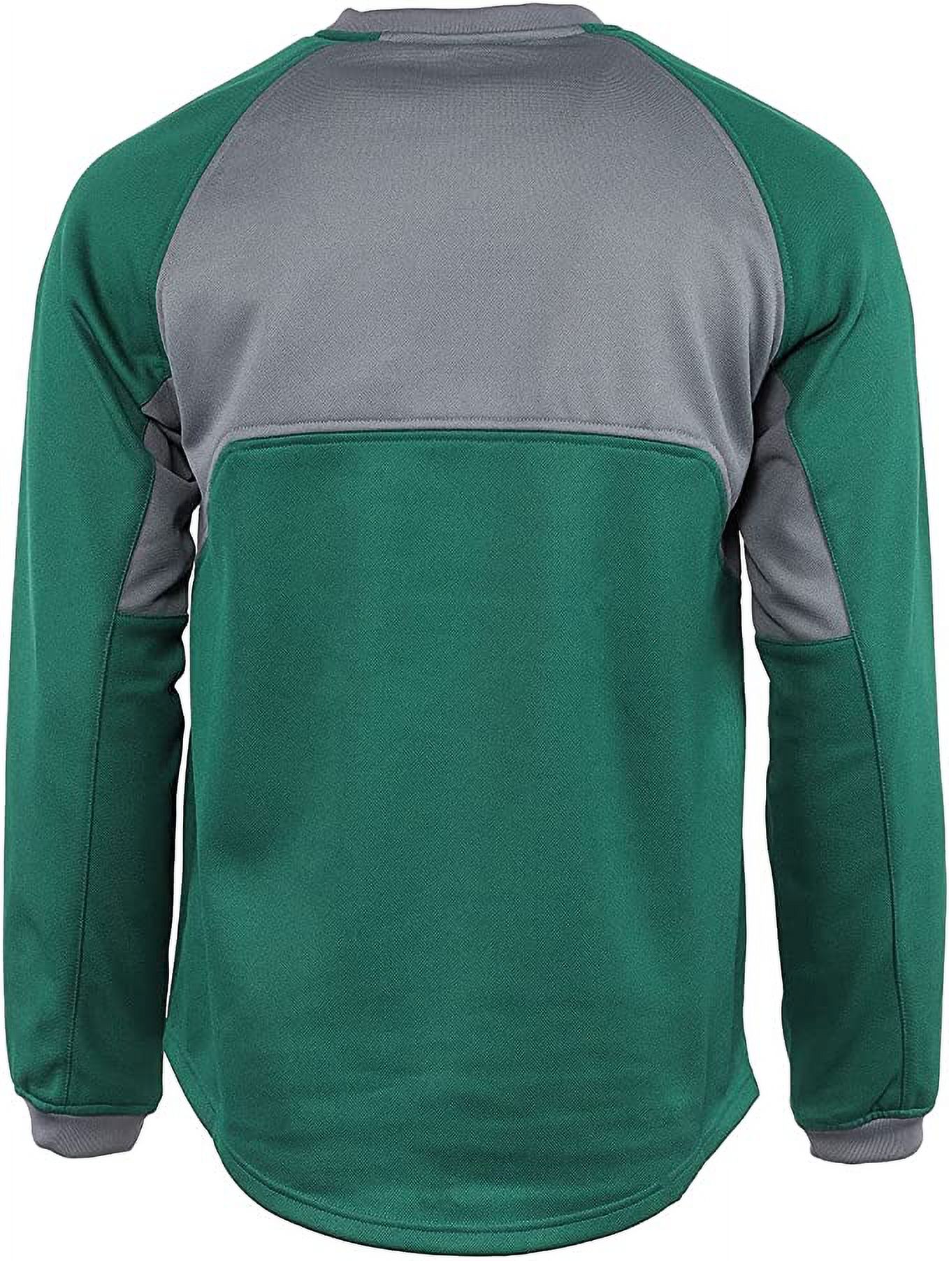 362F Adidas Mens Climawarm Fielders Fleece Collegiate Green Onix Grey S