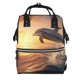 thumbnail image 1 of Easygdp Sunset Dancing Dolphin A para Bolsa de Bebé de Gran Capacidad con Múltiples Bolsillos, Bolsa de Pañales para Padres, Bolsa de Viaje Organizada y Elegante, 1 of 6