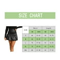 thumbnail image 3 of EDFBUYKRS Female Skirts Skirt for Women Long Women's Puffy Skirt Pu-Leather Skirt High Waist Full Belly and Large Size Skirt, 3 of 9