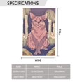 thumbnail image 6 of ZNDUO Cat Halloween Magic Pattern Garden Flag, 28"x40" Double Sided Polyester Flag for Garden Farmhouse Patio Home Decor, 6 of 8