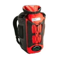 Northwest Survival Unisex Waterproof Roll Top Backpack, Red