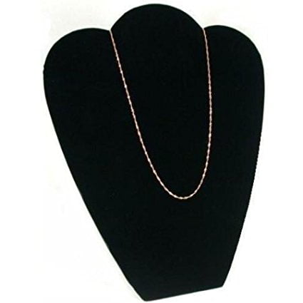 - 4 Black Velvet Pendant Chain Necklace Display Stand, This is a new set of 4 black velvet earring&pendant displays By FindingKing