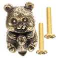 thumbnail image 6 of FRCOLOR Creative Panda Brass Door Knob for Cabinets Vintage Drawer Pull Modern Dresser Handle Brass Knob for Kitchen Cabinets and Drawers Home Furniture Knob Handle, 6 of 8