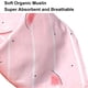 thumbnail image 4 of Paquete de 5 baberos bandana de algodón orgánico en colores pastel para bebés, colores sólidos para niños y niñas, 4 of 5