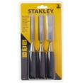 Stanley 16150 3 Pc Set Short Blade Wood Chisels