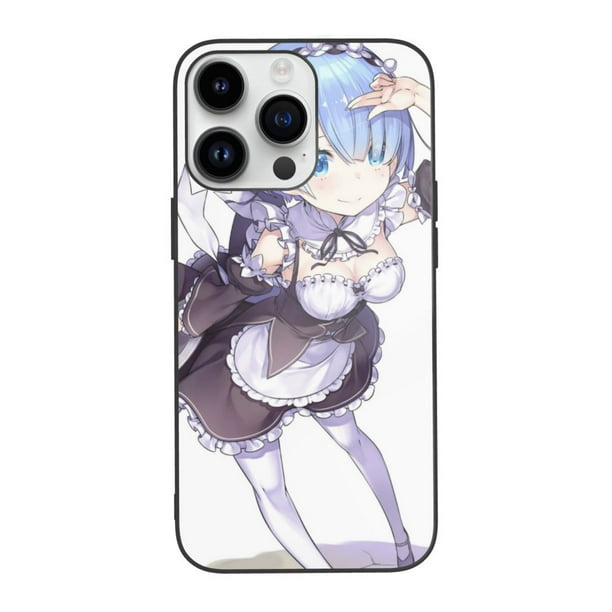 Re Zero Rem Phone Case for iPhone 14 Plus Pro Max / iPhone 13 Mini Pro Max