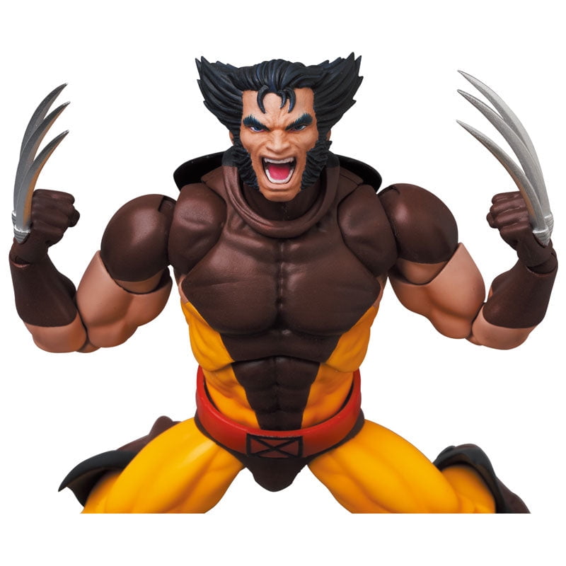 MAFEX X-Men Wolverine Brown Comic Ver Action Figure - Walmart.com