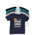 thumbnail image 2 of Hudson Baby Infant and Toddler Boy Short Sleeve T-Shirts, Dino Truck Robot, 5 Toddler, 2 of 7